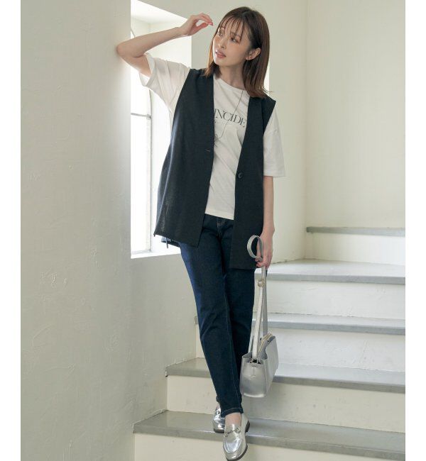 ikka「【親子おそろい】テーラードジレ」|ダウンベスト・ベスト|