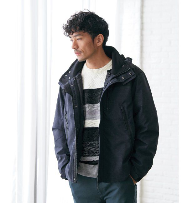 ikka「【撥水／保温】sorona(R) 3WAYマウンテンパーカー」|その他|