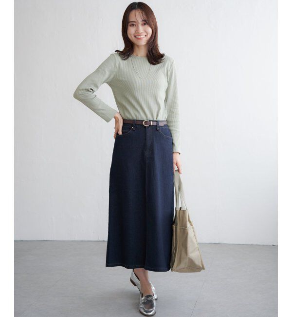 ikka「三角テレコクルーネックプルオーバー」|Tシャツ・カットソー|