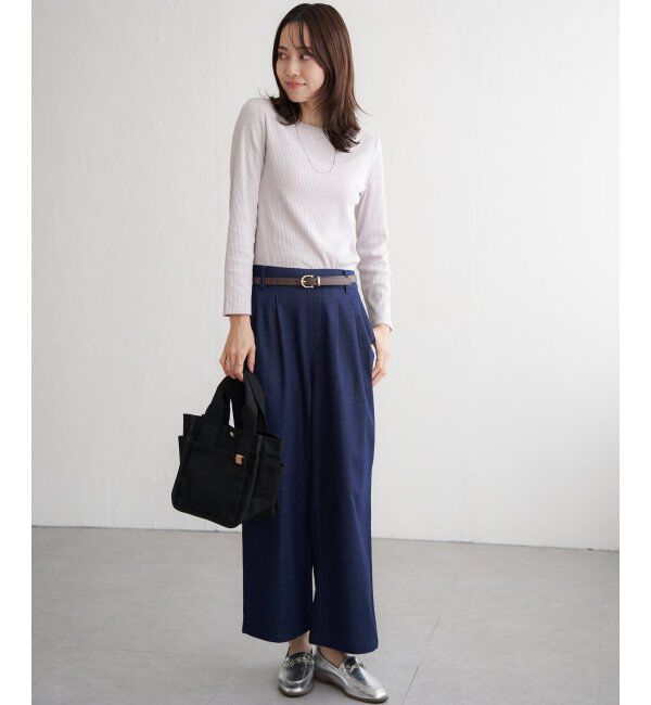 ikka「三角テレコクルーネックプルオーバー」|Tシャツ・カットソー|