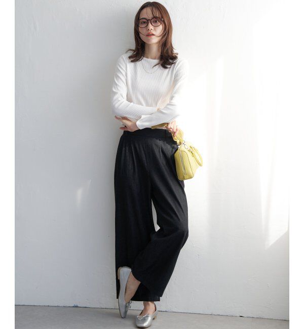 ikka「三角テレコクルーネックプルオーバー」|Tシャツ・カットソー|