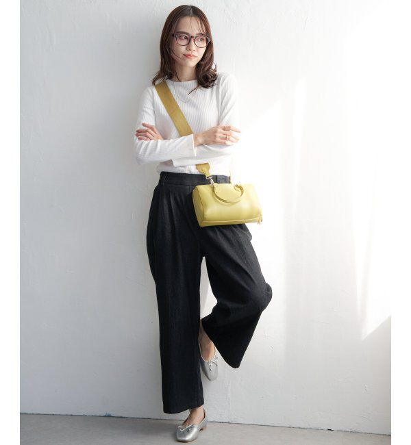 ikka「三角テレコクルーネックプルオーバー」|Tシャツ・カットソー|