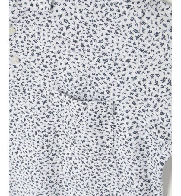 IKKA LOUNGE「コバナガラプリントカノコポロ」|Tシャツ・カットソー|