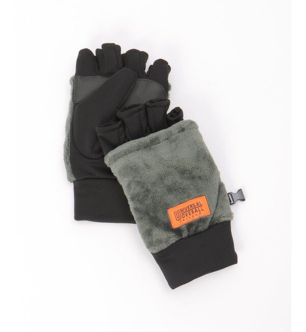 ikka「ＵＯフードミトングローブ」|手袋|チャコール