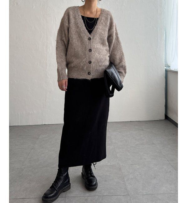 Lbc with Life「ふんわりMIXカーディガン」|カーディガン|