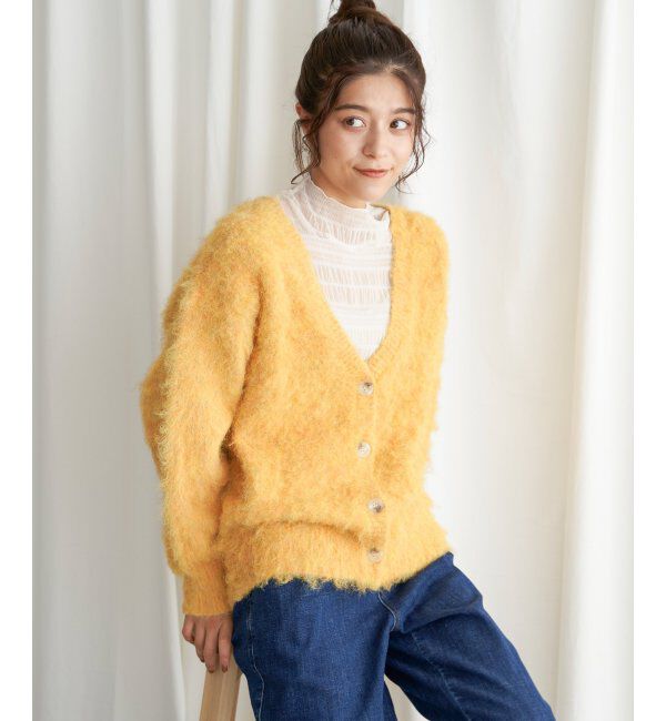 Lbc with Life「ふんわりMIXカーディガン」|カーディガン|