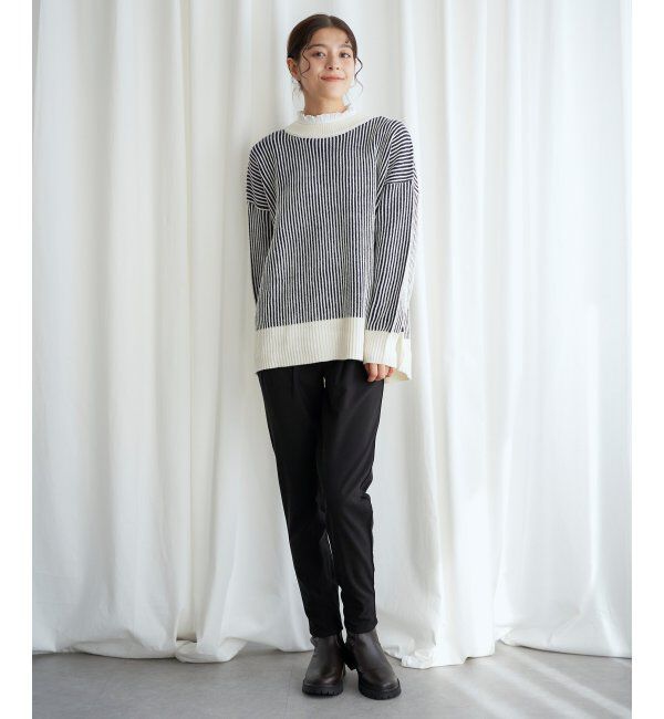 Lbc with Life「ストライプ柄アソートニットプルオーバー」|カーディガン|