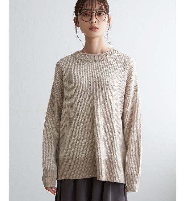 Lbc with Life「ストライプ柄アソートニットプルオーバー」|カーディガン|