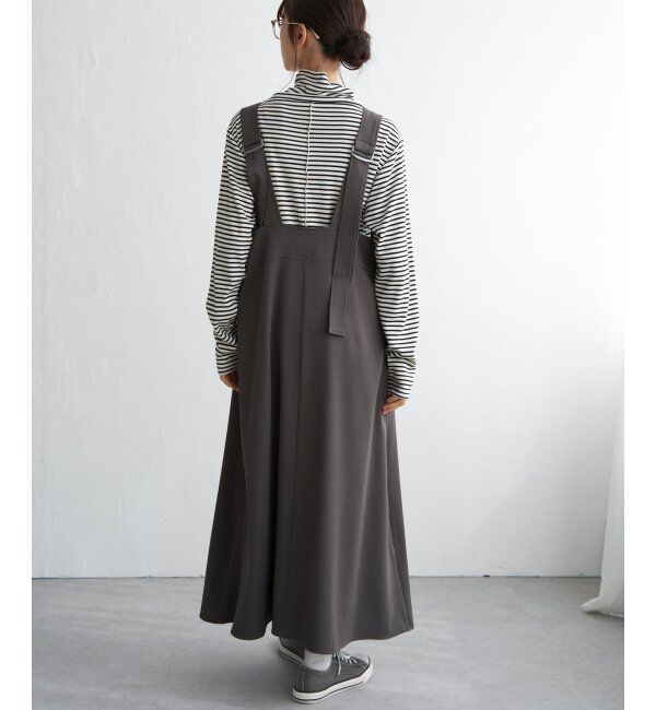 Lbc with Life「Vネック2WAYジャンスカ」|ワンピース|