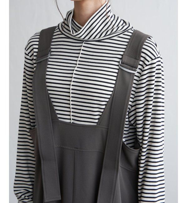 Lbc with Life「Vネック2WAYジャンスカ」|ワンピース|