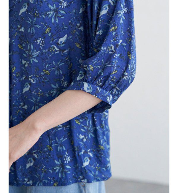 Lbc with Life「2WAYボタニカルプリントブラウス」|シャツ・ブラウス|