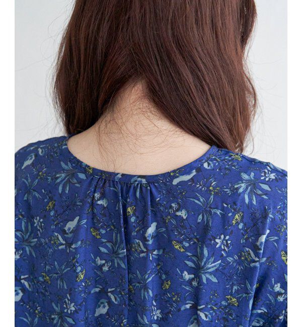 Lbc with Life「2WAYボタニカルプリントブラウス」|シャツ・ブラウス|