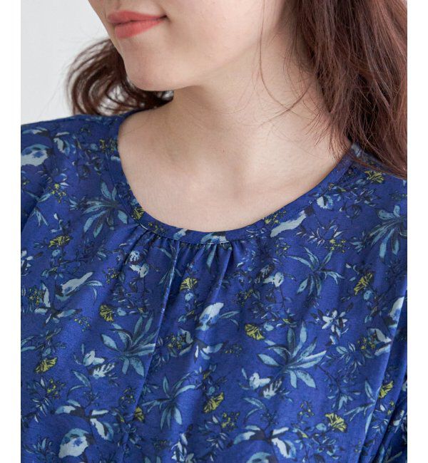 Lbc with Life「2WAYボタニカルプリントブラウス」|シャツ・ブラウス|