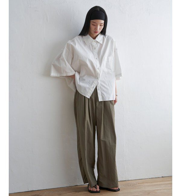 Lbc with Life「タイプライターハンソデＢＯＸシャツ」|シャツ・ブラウス|