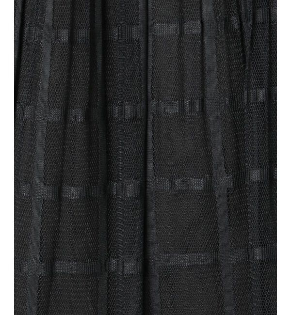 VENCE share style「チェック柄チュールスカート」|スカート|