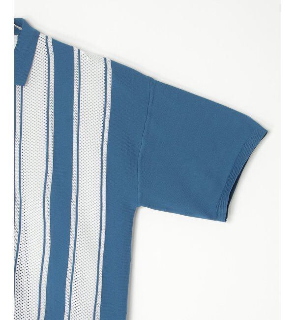 VENCE share style「ストライプケンシュクニットシャツ」|Tシャツ・カットソー|