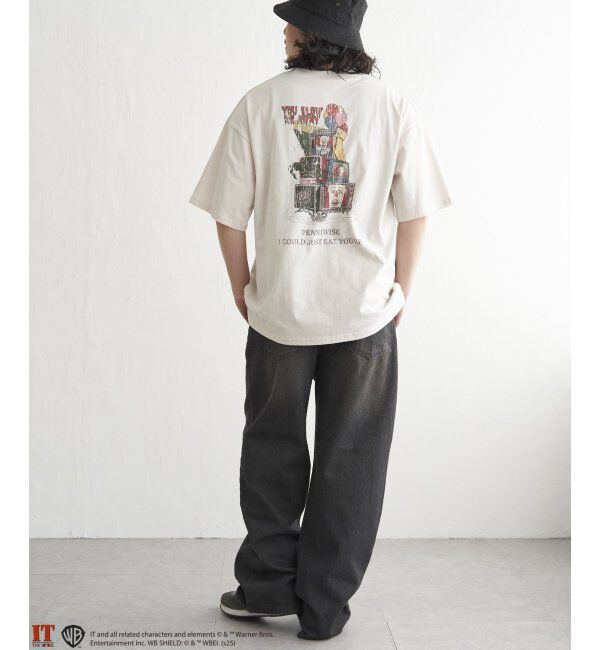 VENCE share style「IT イット ビンテージライクプリントTシャツ」|Tシャツ・カットソー|