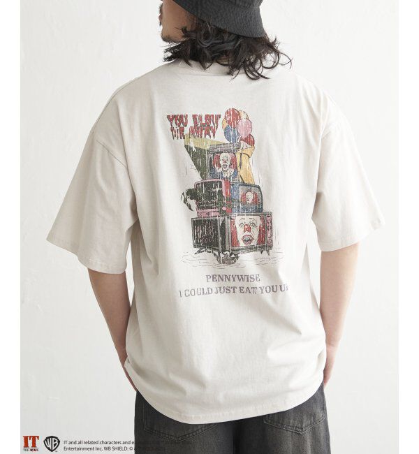 VENCE share style「IT イット ビンテージライクプリントTシャツ」|Tシャツ・カットソー|