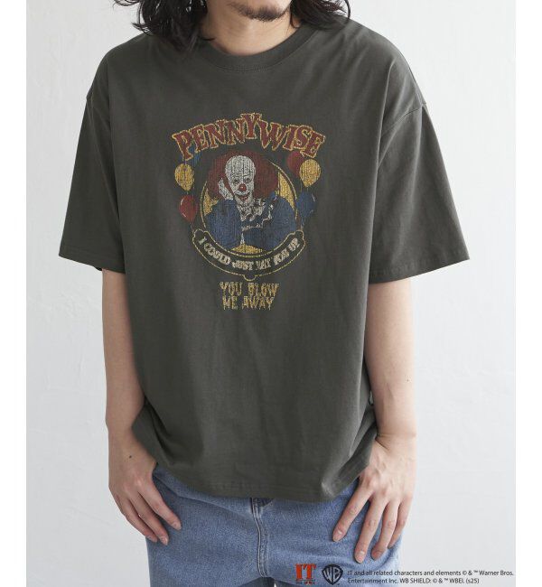 VENCE share style「IT イット ビンテージライクプリントTシャツ」|Tシャツ・カットソー|