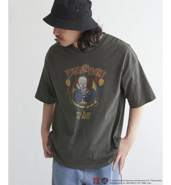 VENCE share style「IT イット ビンテージライクプリントTシャツ」|Tシャツ・カットソー|