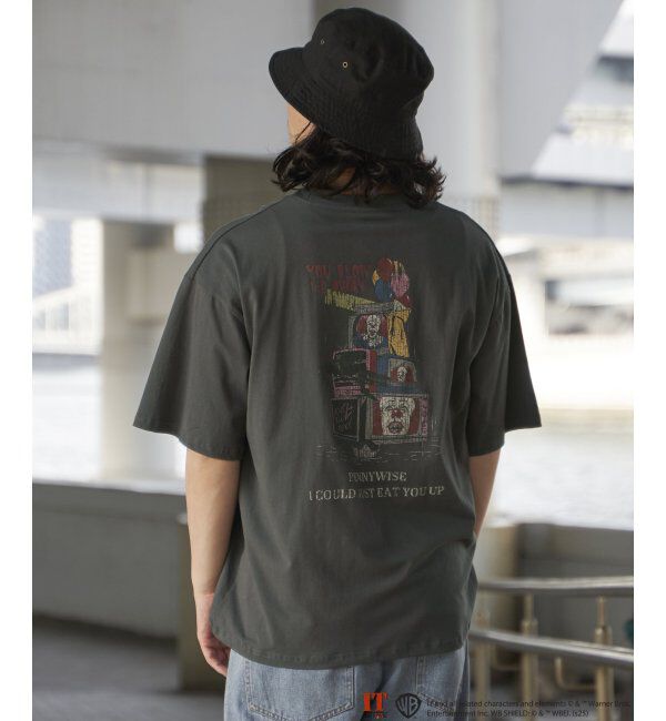 VENCE share style「IT イット ビンテージライクプリントTシャツ」|Tシャツ・カットソー|