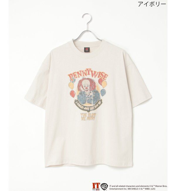 VENCE share style「IT イット ビンテージライクプリントTシャツ」|Tシャツ・カットソー|