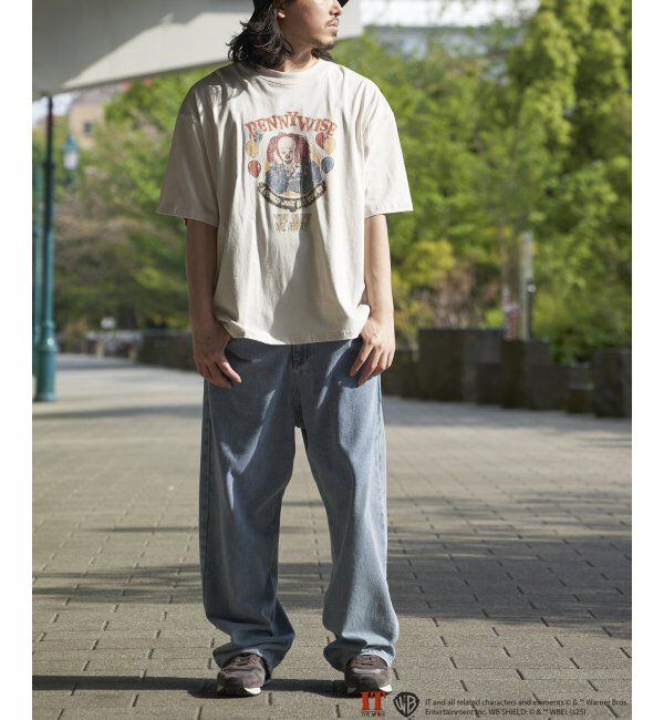 VENCE share style「IT イット ビンテージライクプリントTシャツ」|Tシャツ・カットソー|