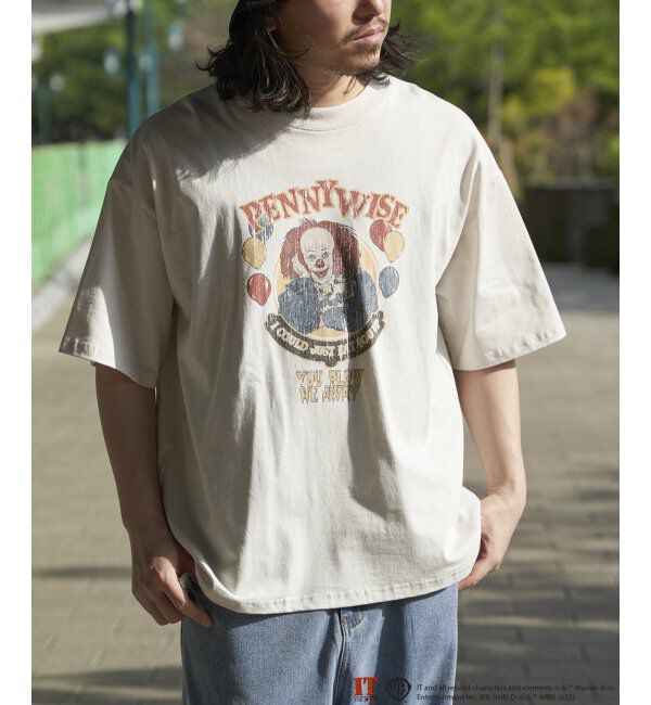 VENCE share style「IT イット ビンテージライクプリントTシャツ」|Tシャツ・カットソー|