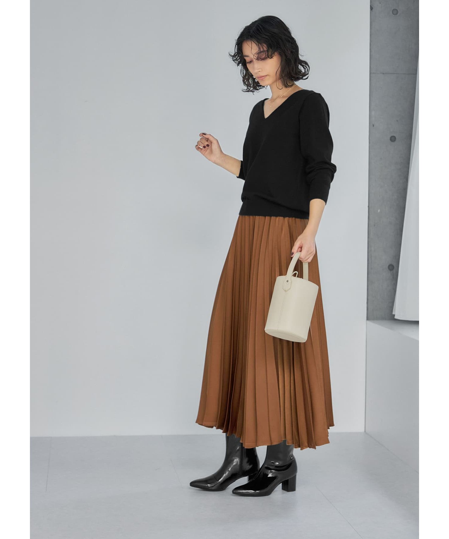 STYLE DELI「2WAY筒形スモールバケツバッグ」|ハンドバッグ|