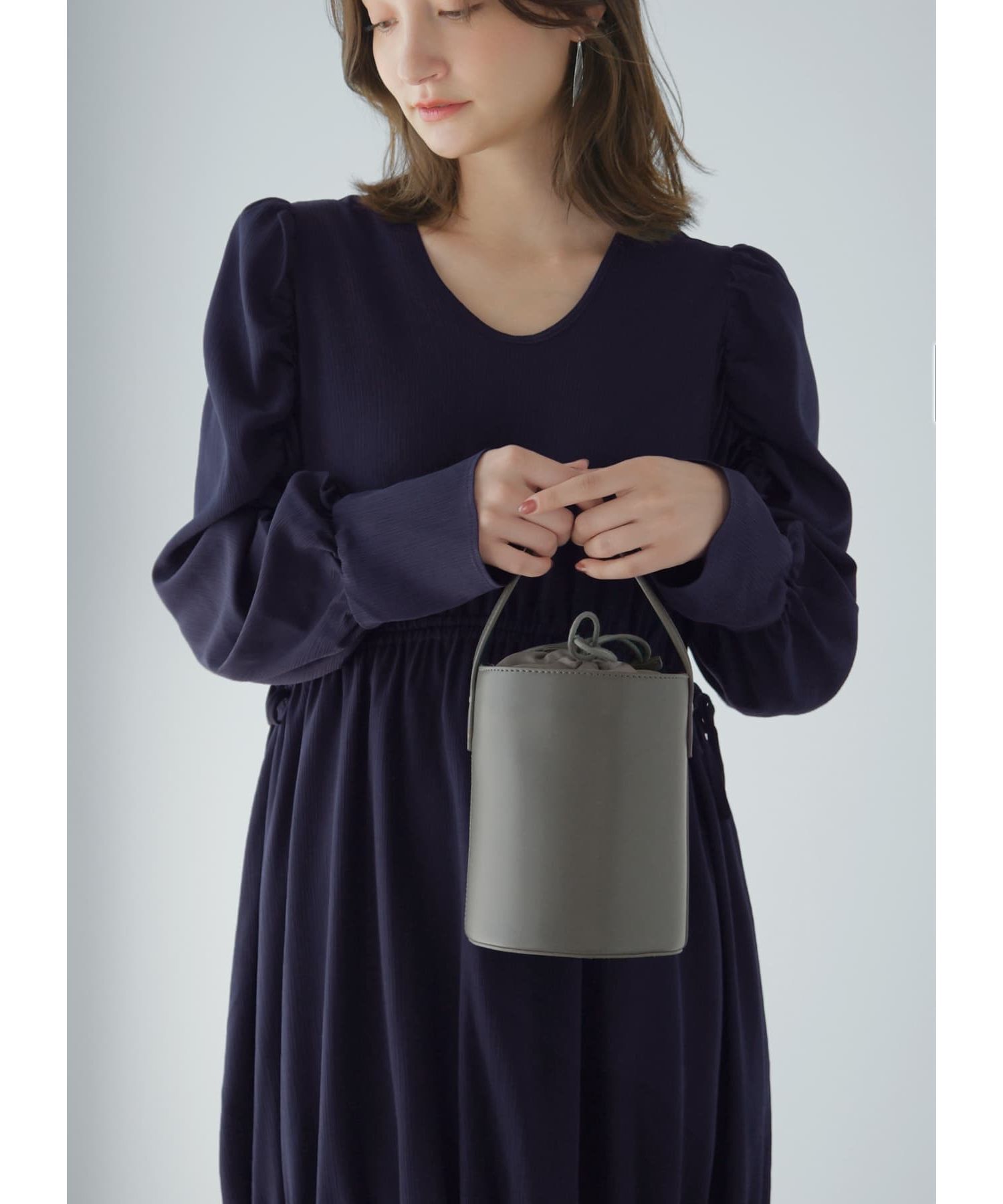 STYLE DELI「2WAY筒形スモールバケツバッグ」|ハンドバッグ|