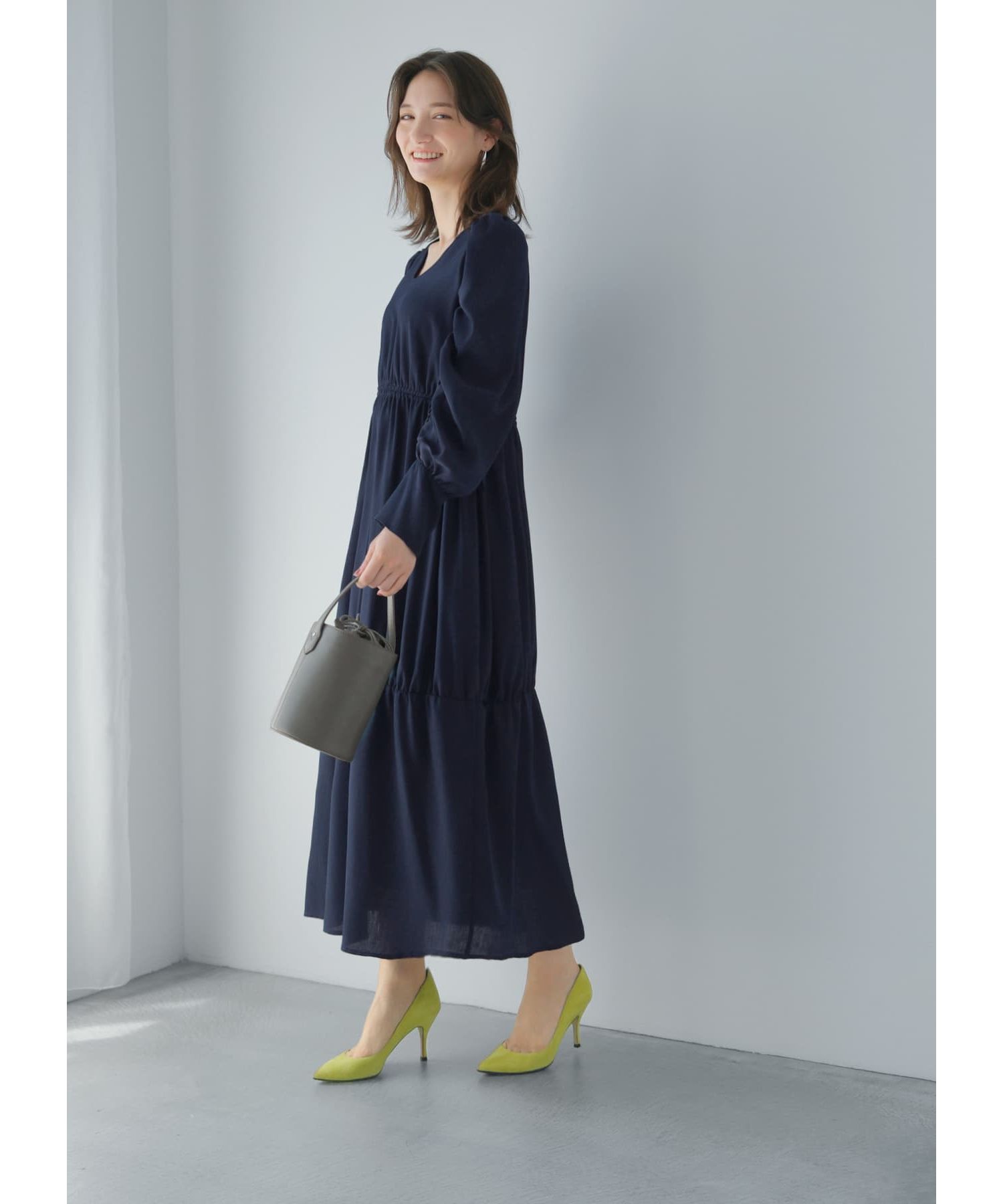 STYLE DELI「2WAY筒形スモールバケツバッグ」|ハンドバッグ|