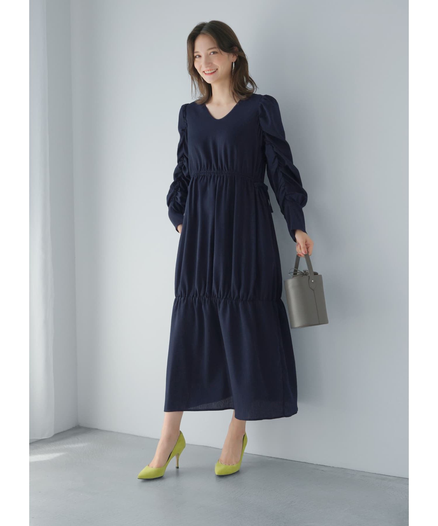 STYLE DELI「2WAY筒形スモールバケツバッグ」|ハンドバッグ|