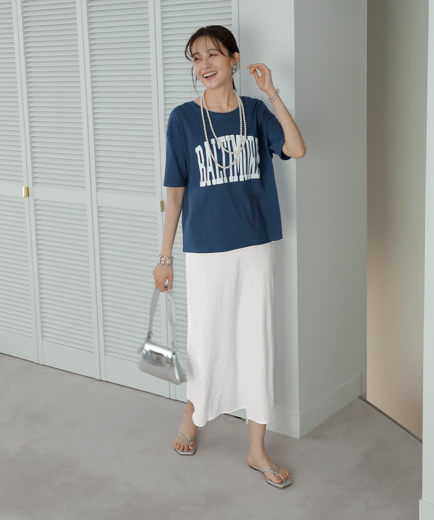 STYLE DELI「【Made in JAPAN】ロゴプリントTシャツ／BALTIMORE」|Tシャツ・カットソー|