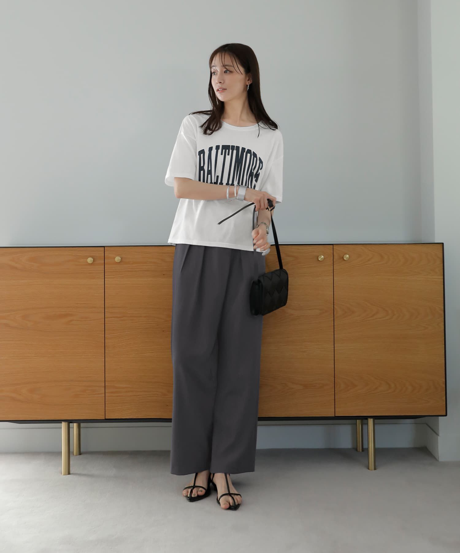 STYLE DELI「【Made in JAPAN】ロゴプリントTシャツ／BALTIMORE」|Tシャツ・カットソー|