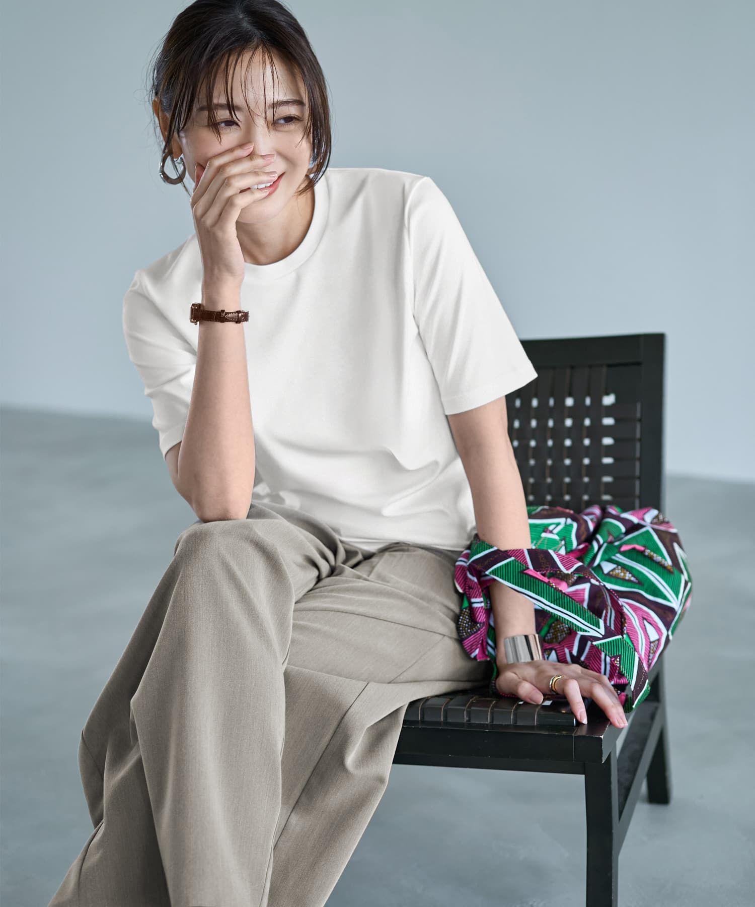 STYLE DELI「【ものづくりJAPAN】スタリッシュ４分袖Tシャツ」|Tシャツ・カットソー|