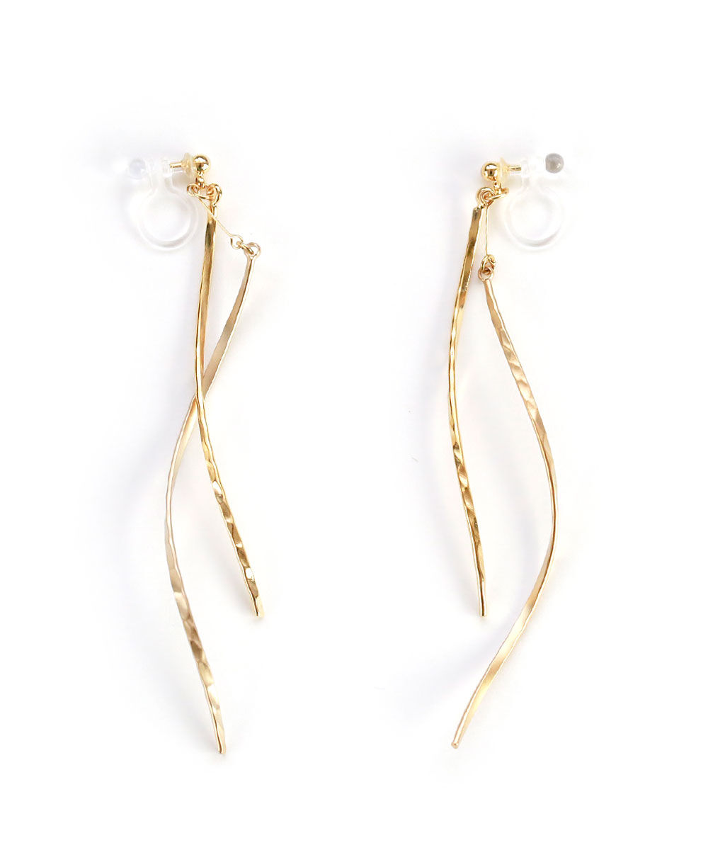 colleca la「ノンホール・ツイストバーの樹脂イヤリング」|その他|