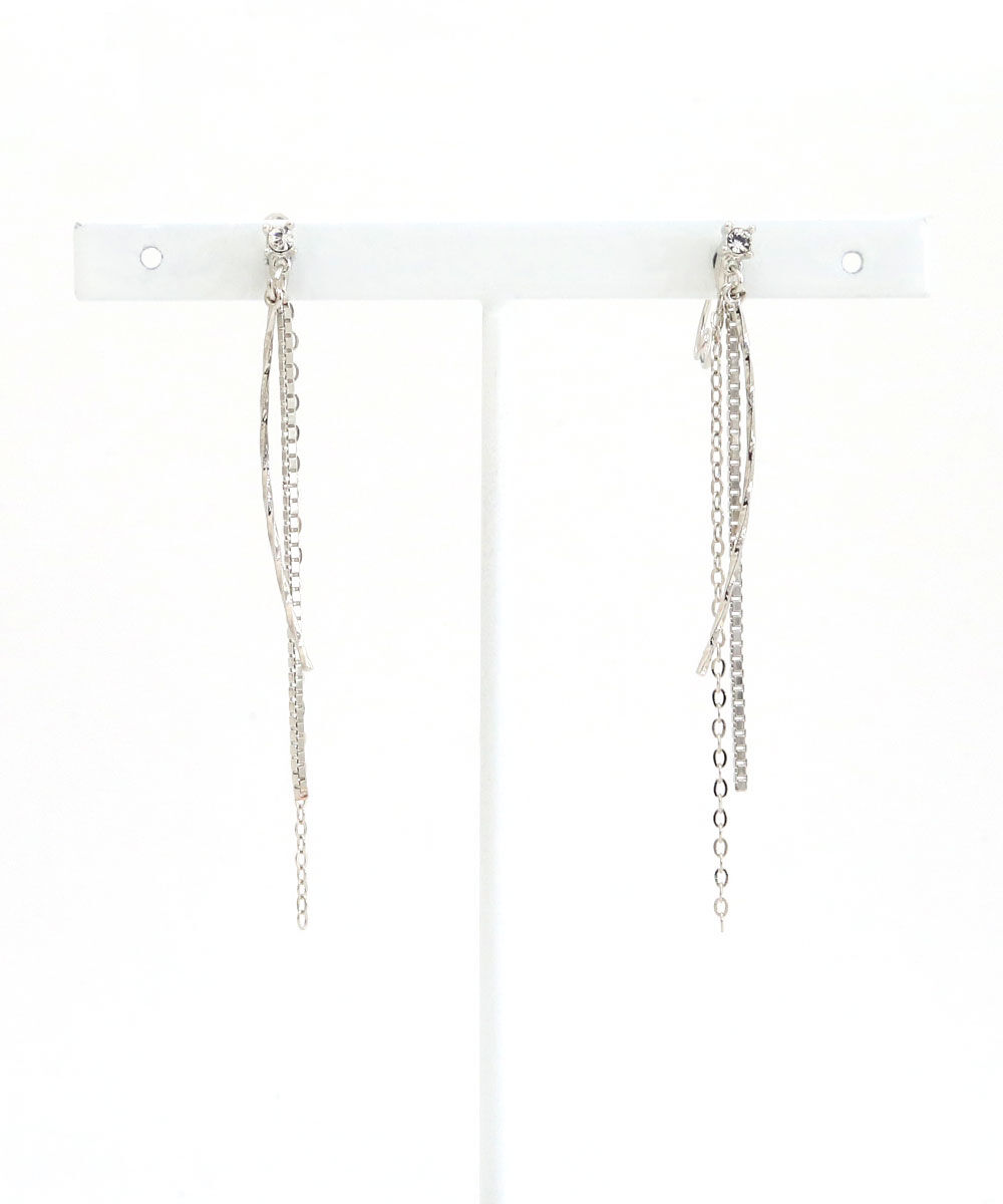 colleca la「ループフィット・ロングチェーンイヤリング」|イヤリング|
