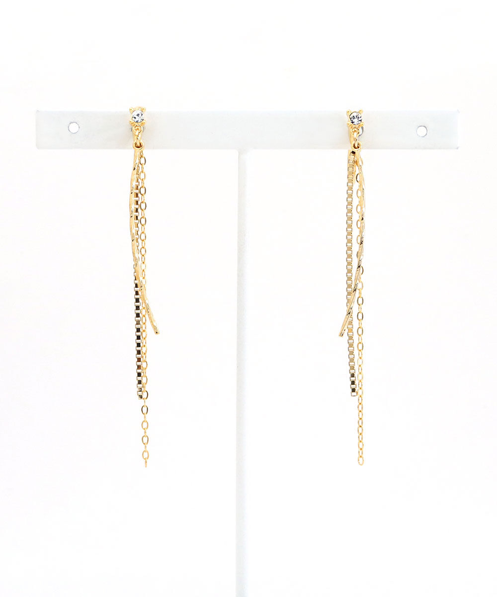 colleca la「ループフィット・ロングチェーンイヤリング」|イヤリング|