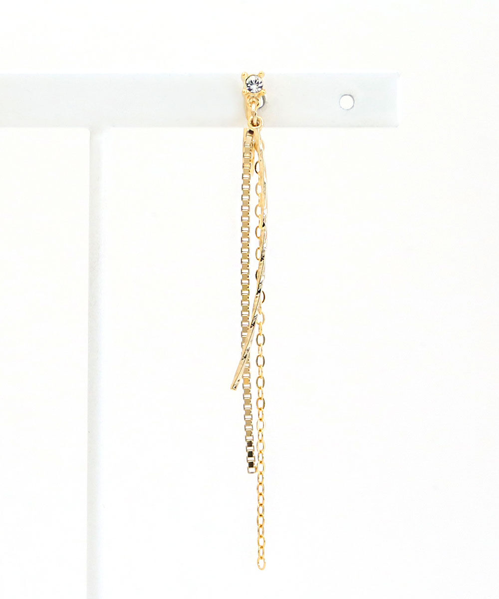 colleca la「ループフィット・ロングチェーンイヤリング」|イヤリング|