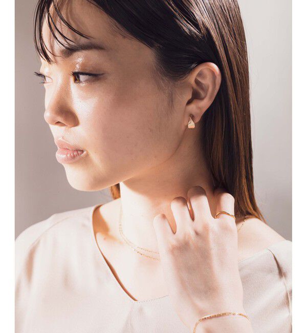 ete「フープイヤリング ペタル」|イヤリング|