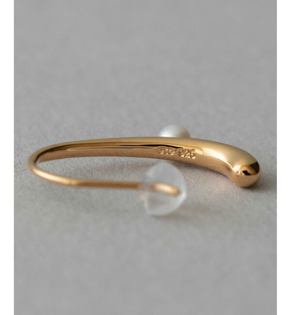 ete「パール ライン ピアス」|ピアス|