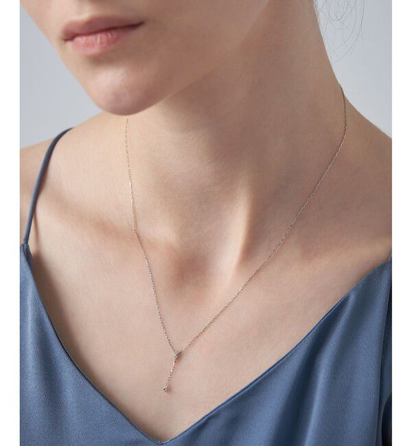 ete「[レイヤー] PT900/850 ダイヤモンド ネックレス」|ネックレス|