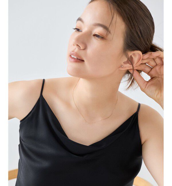 ete「[レイヤー] K18MPG ダイヤモンド ネックレス」|ネックレス|