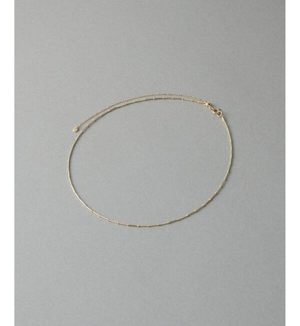 ete「[フロート] K10YG ステーション ワイヤー チョーカー」|ネックレス|