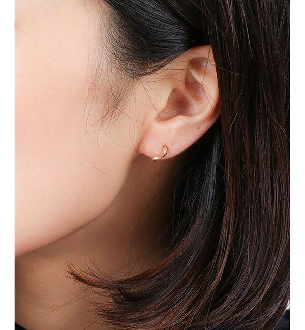 Jouete「ダブルフェイス イヤリング ジルコニア」|イヤリング|