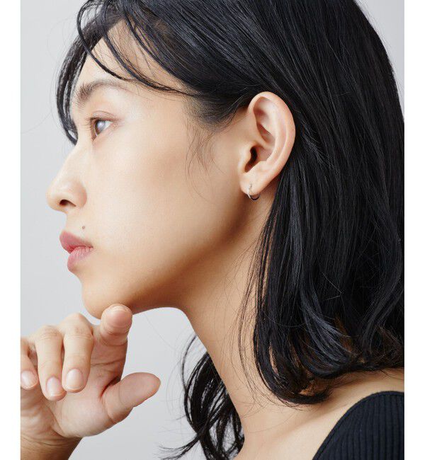 Jouete「K18WG フープ ピアス」|ピアス|