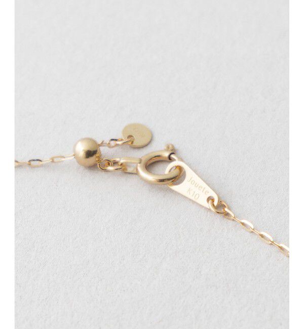 Jouete「K10YG ミラーカットチェーン ネックレス」|ネックレス|