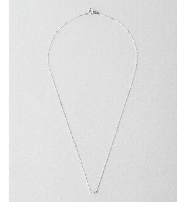 Jouete「K10WG ダイヤモンド ネックレス」|ネックレス|