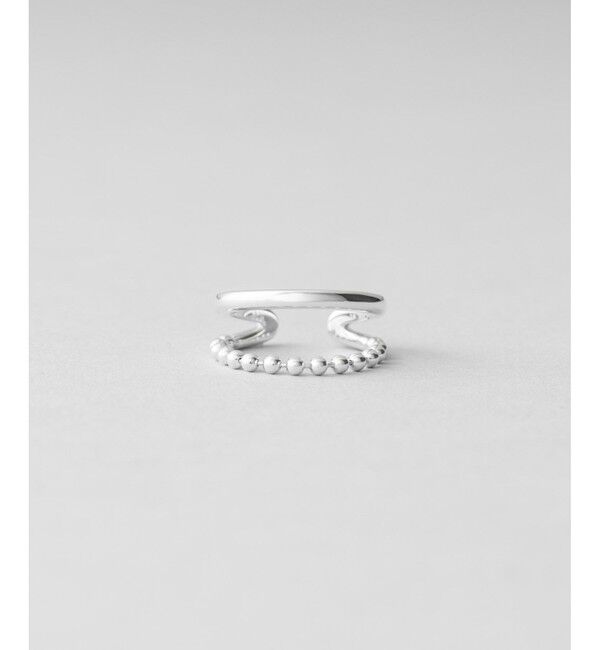 Jouete「[WEB LIMITED] フォークリング レイヤード」|リング|シルバー