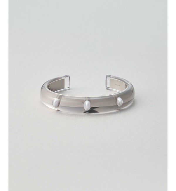 Jouete「[ドロップ] バングル パール」|ブレスレット・バングル|プラチナム